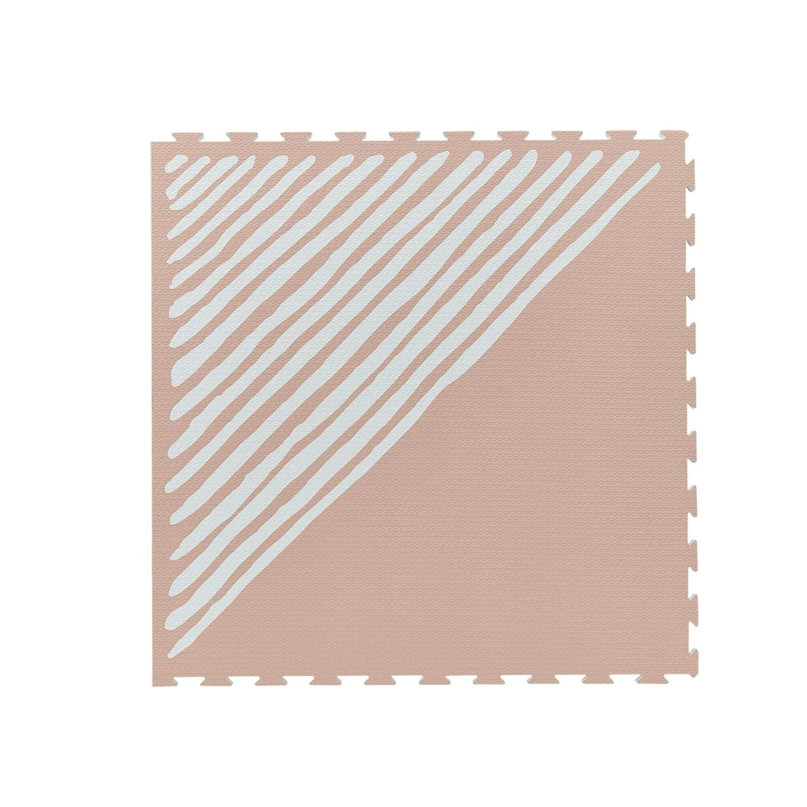 Toddlekind Prettier Puzzle Playmat Sandy Lines Sea Shell 120x180cm - 6 Tiles & 12 Edging Borders