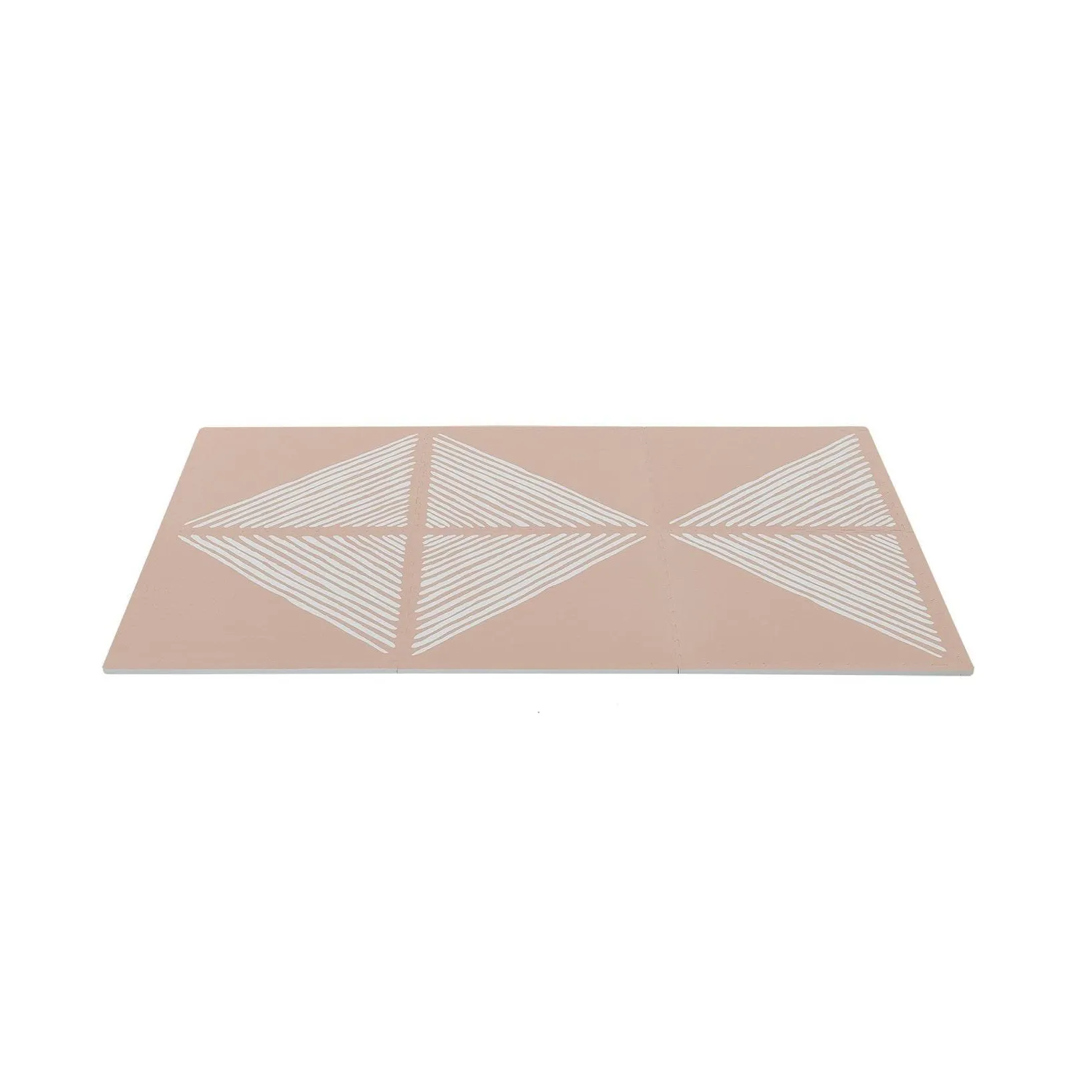 Toddlekind Prettier Puzzle Playmat Sandy Lines Sea Shell 120x180cm - 6 Tiles & 12 Edging Borders