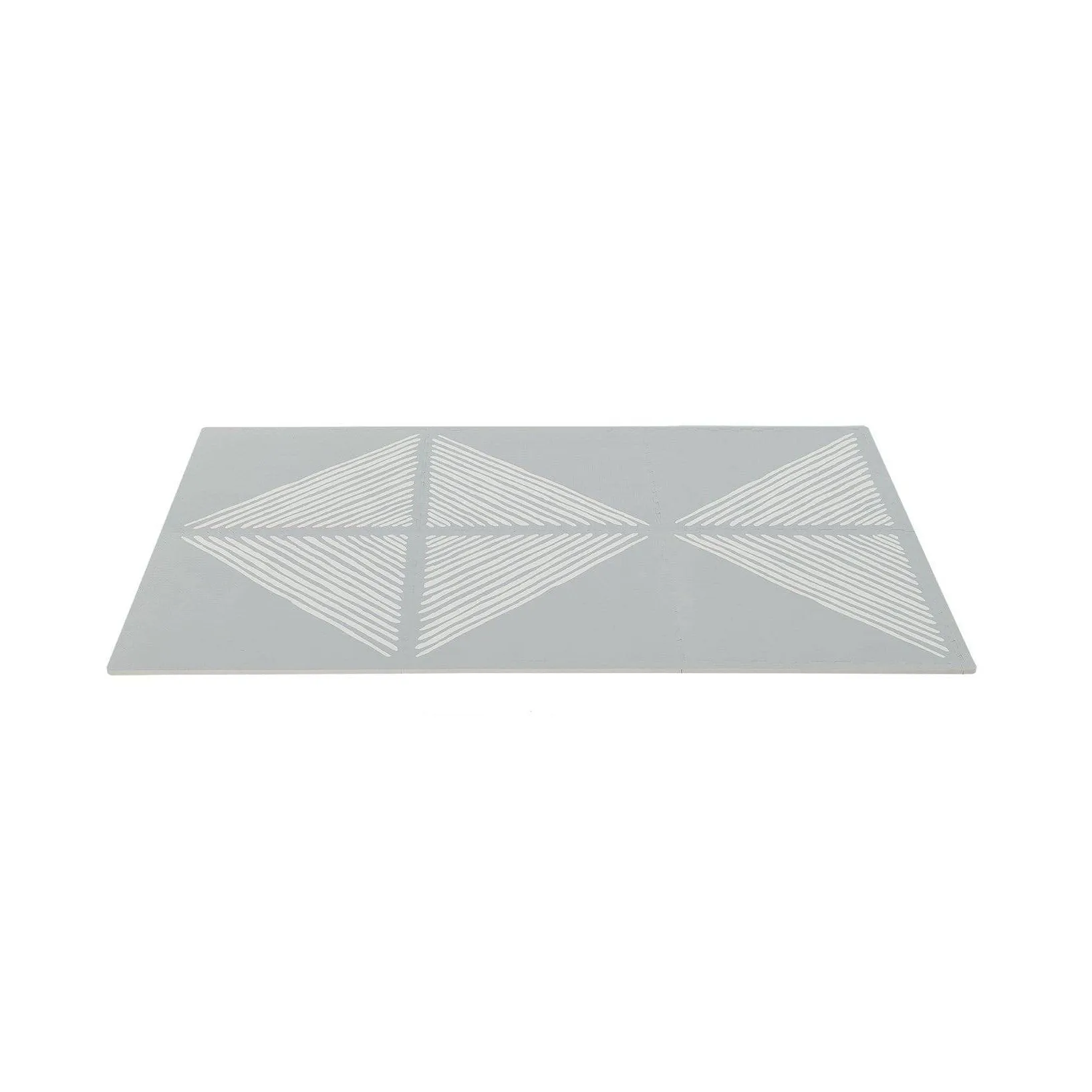 Toddlekind Prettier Puzzle Playmat Sandy Lines Stone 120x180cm - 6 Tiles & 12 Edging Borders