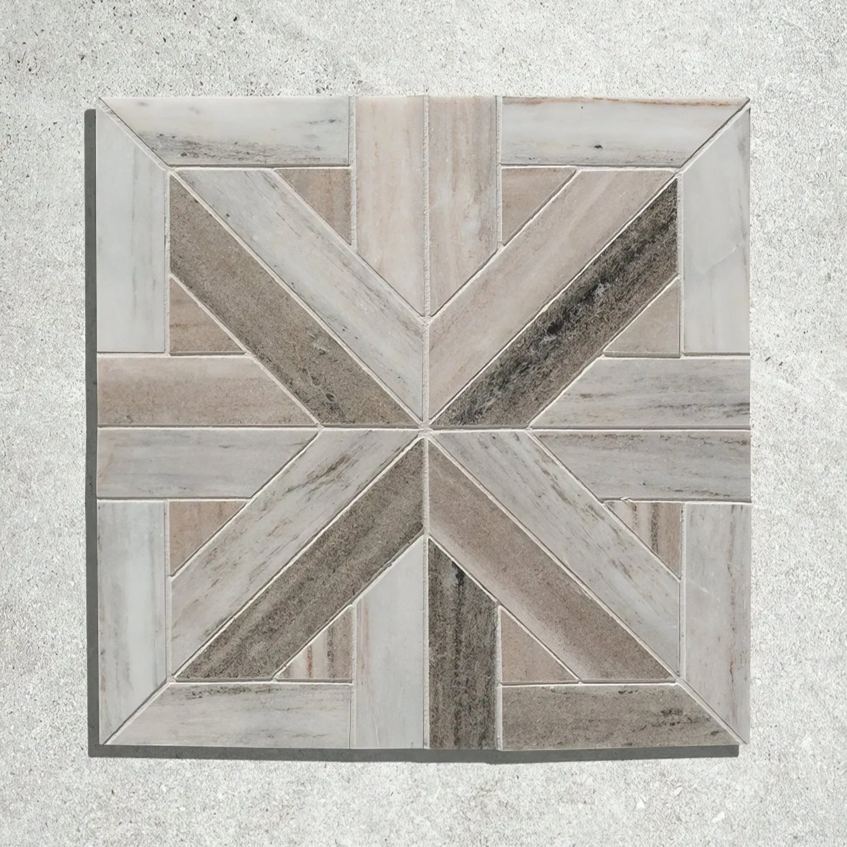 Tokyo Lattice Marble Mosaic