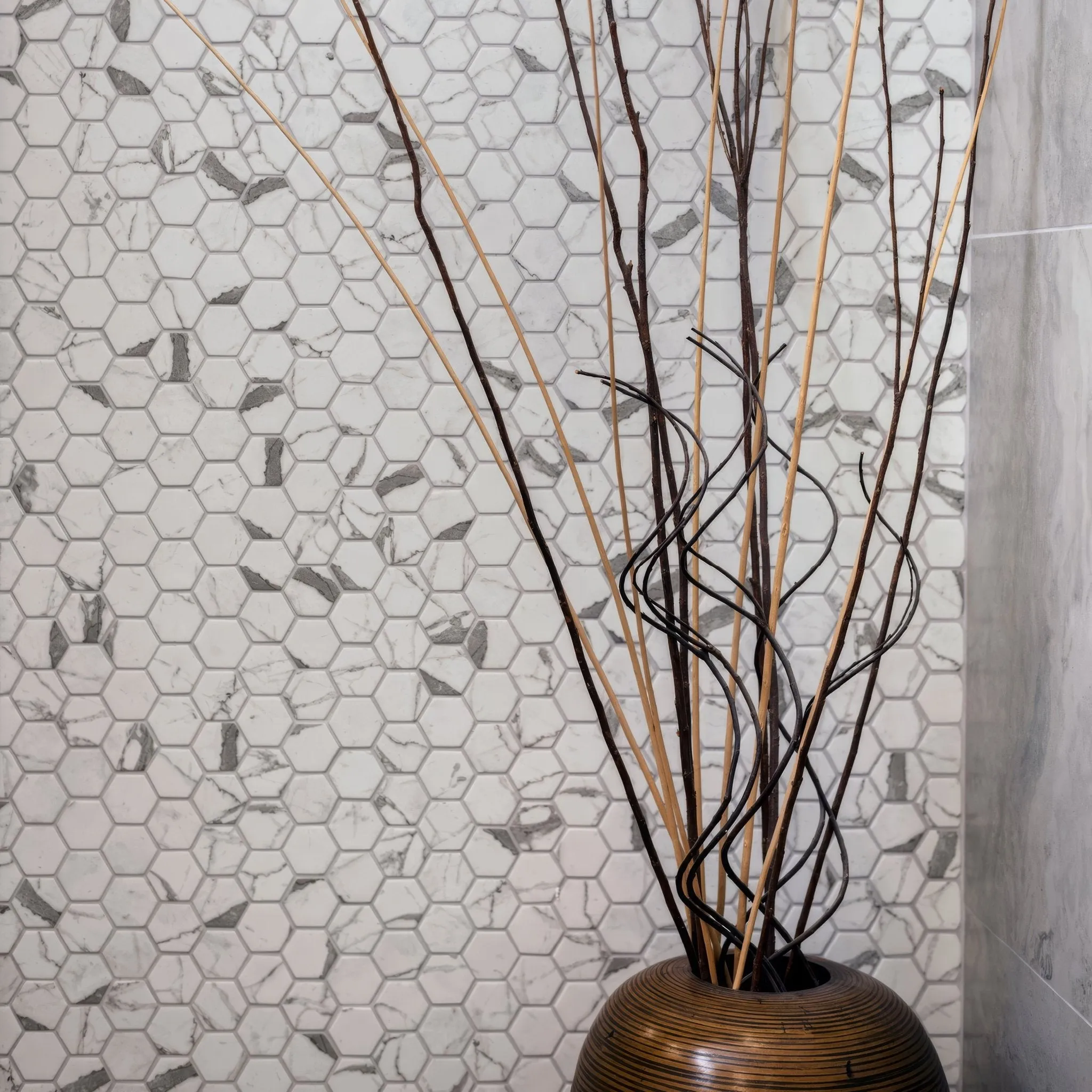 Torcello White Hexagon