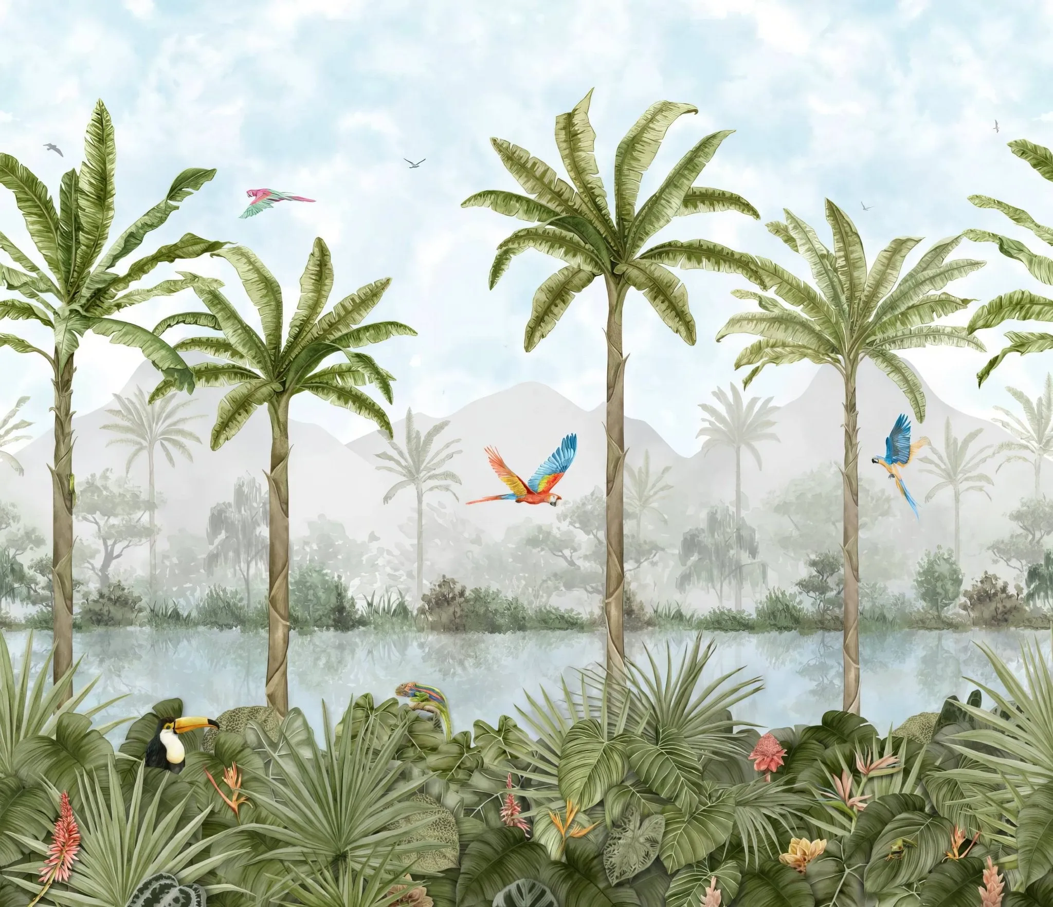 Tropical Oasis Panel A