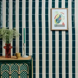 Tunstall Ceramic Brick Peacock Blue