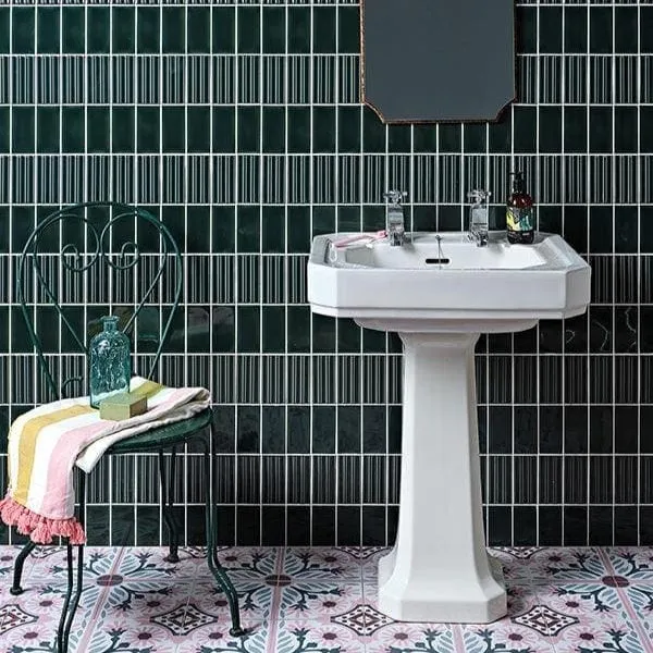 Tunstall Ceramic Royal Green Fluted Brick
