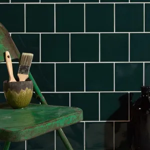 Tunstall Ceramic Royal Green Square