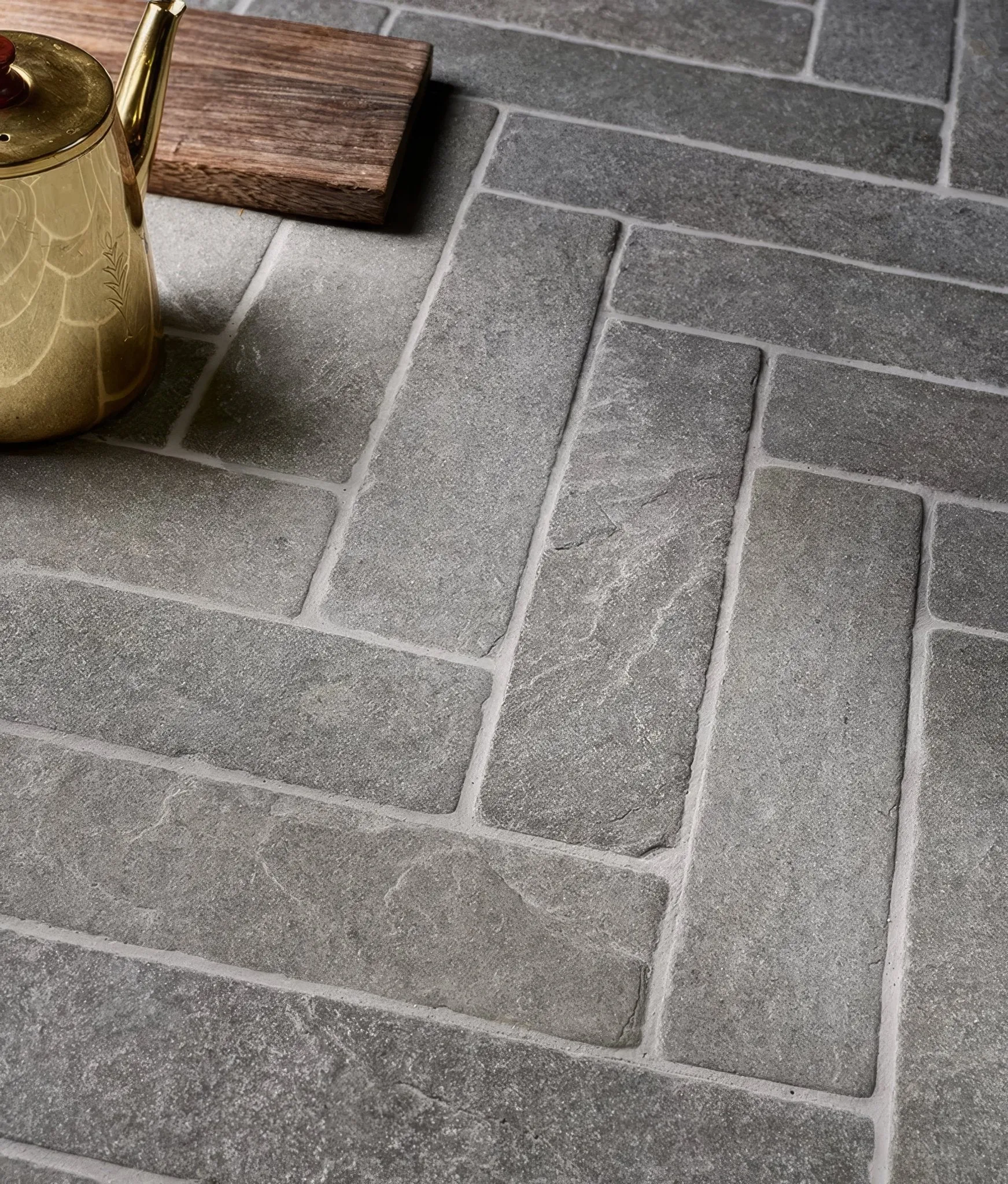 Tyrone Limestone Parquet Seasoned Finish