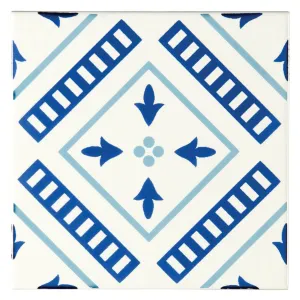 Vannerie Blue on Brilliant White