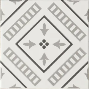 Vannerie Grey on Brilliant White