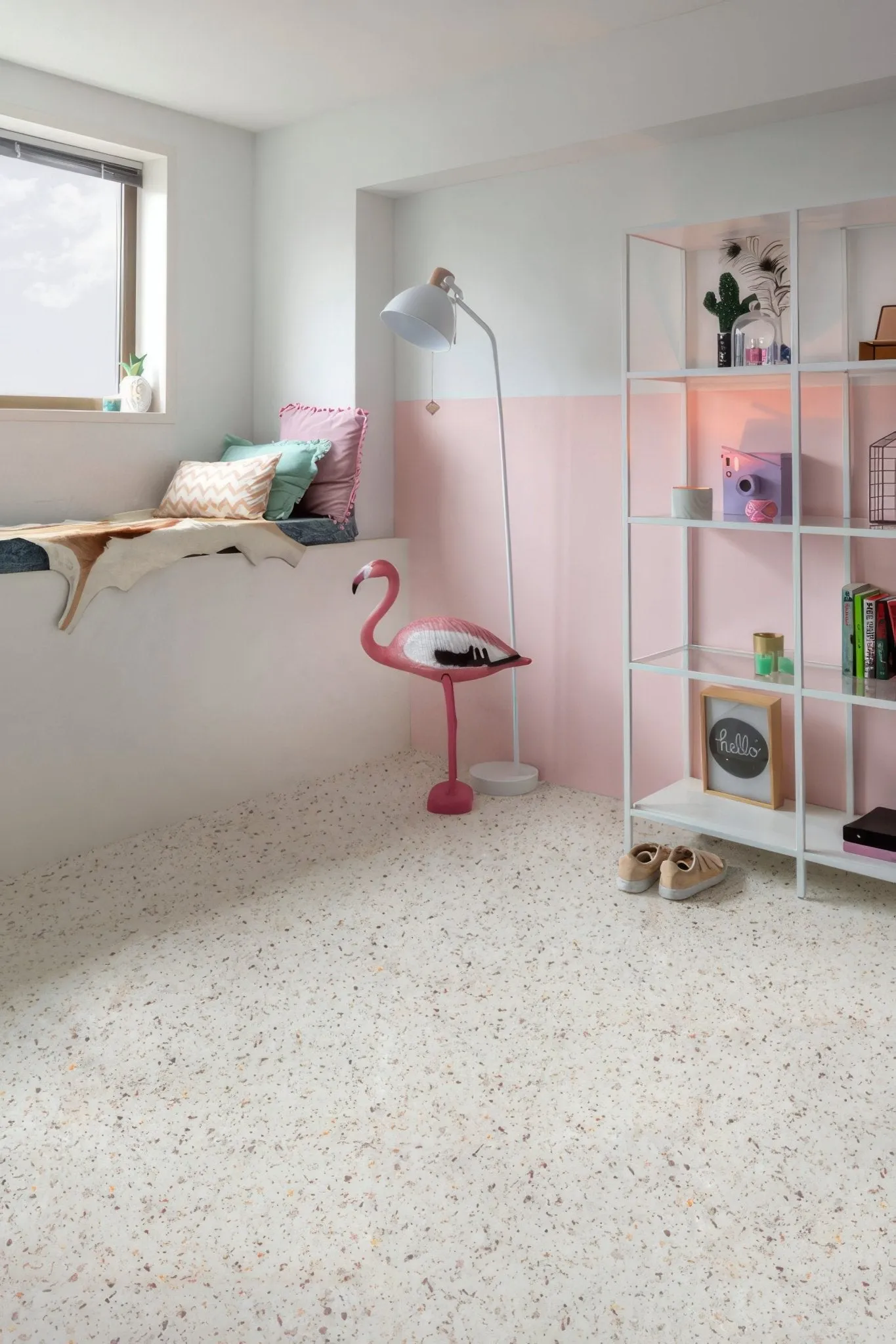 Verona F023 Terrazzo Big Vinyl Tiles