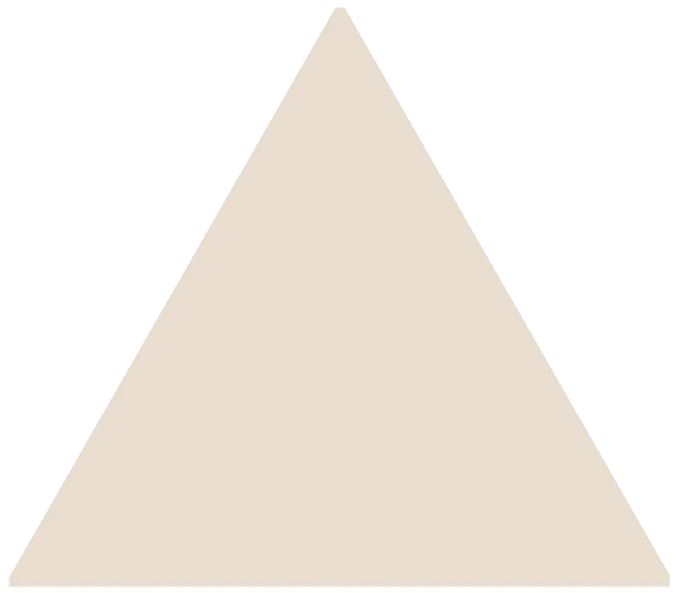 Victorian Floor Tile Equilateral Triangle Colours 104 x 89mm