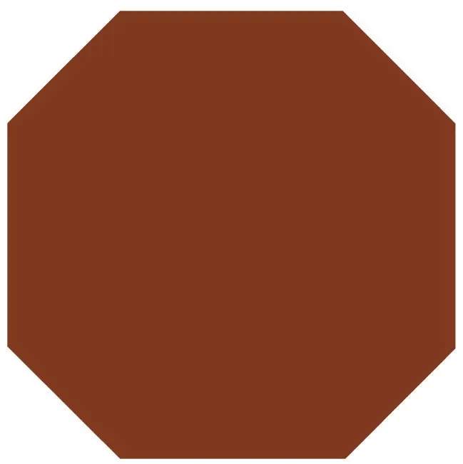 Victorian Floor Tile Octagon Colours 106 x 106mm