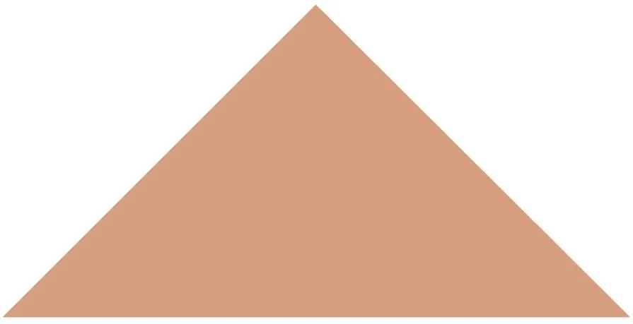 Victorian Floor Tile Triangle Colours 149 x 106 x 106mm