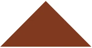 Victorian Floor Tile Triangle Colours 149 x 106 x 106mm