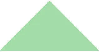 Victorian Floor Tile Triangle Colours 50 x 36 x 36mm