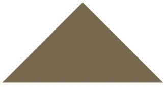 Victorian Floor Tile Triangle Colours 50 x 36 x 36mm