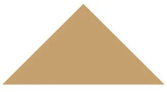 Victorian Floor Tile Triangle Colours 50 x 36 x 36mm