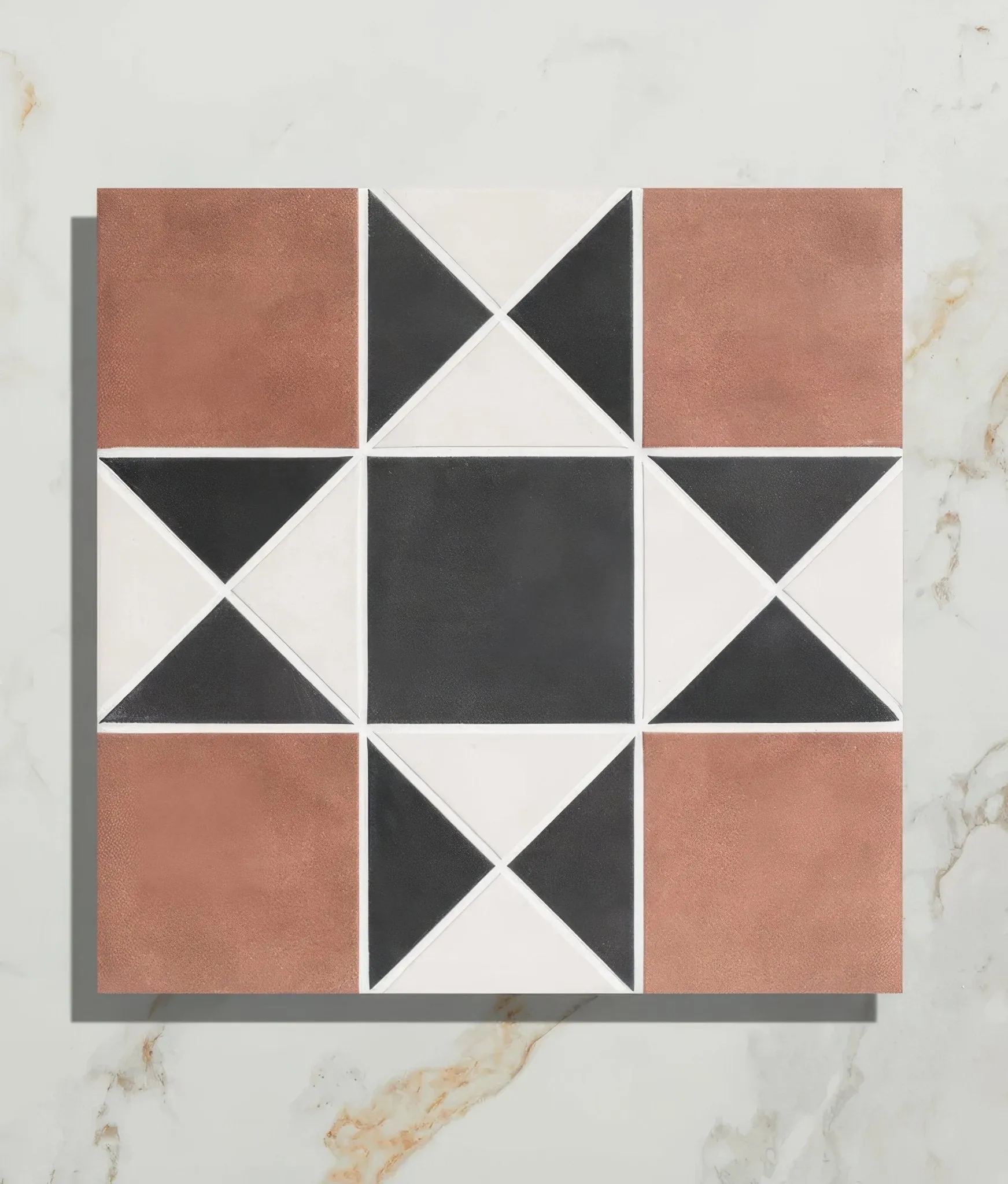 Victorian Style Porcelain Finchley Pattern Terracotta