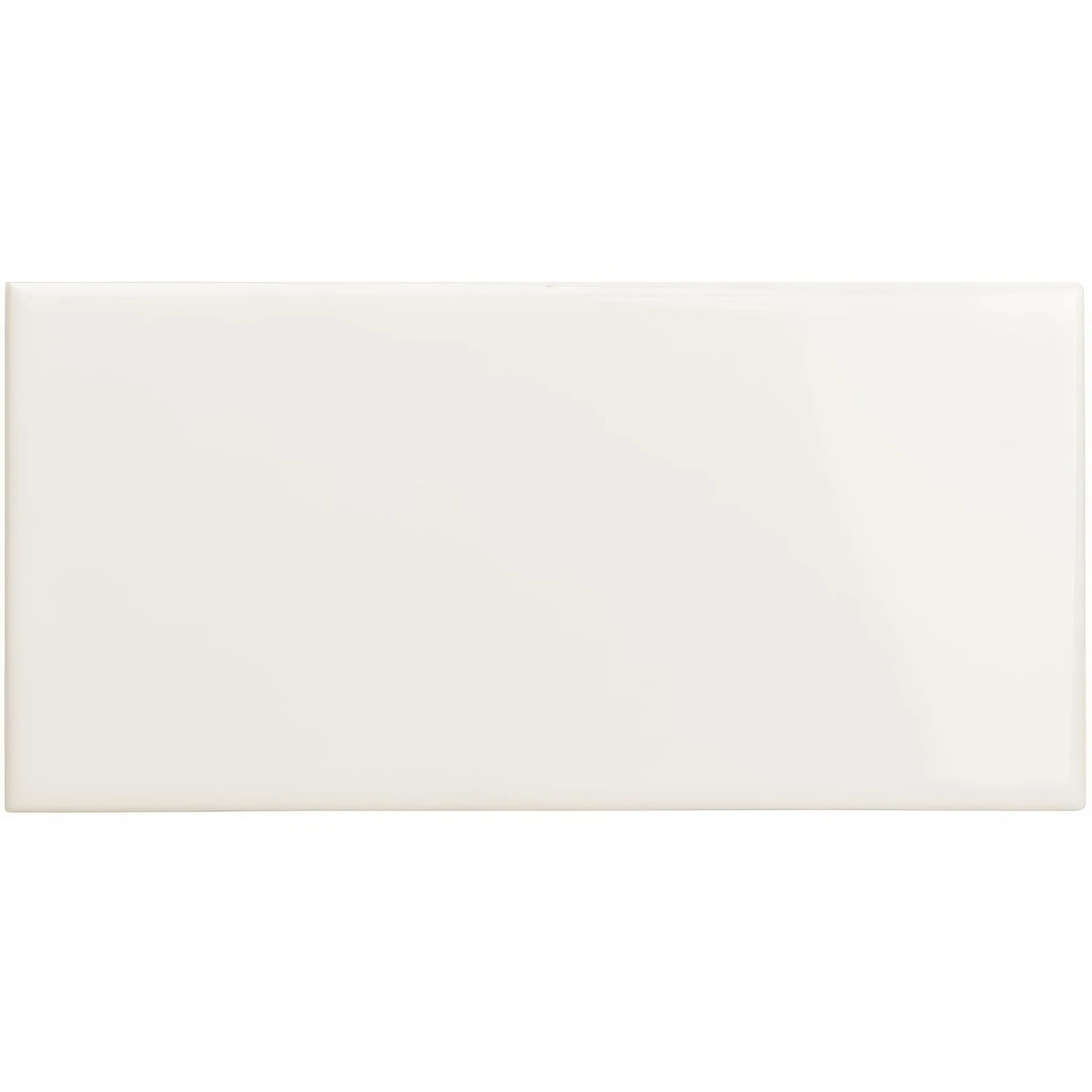 Vintage White Half Tile