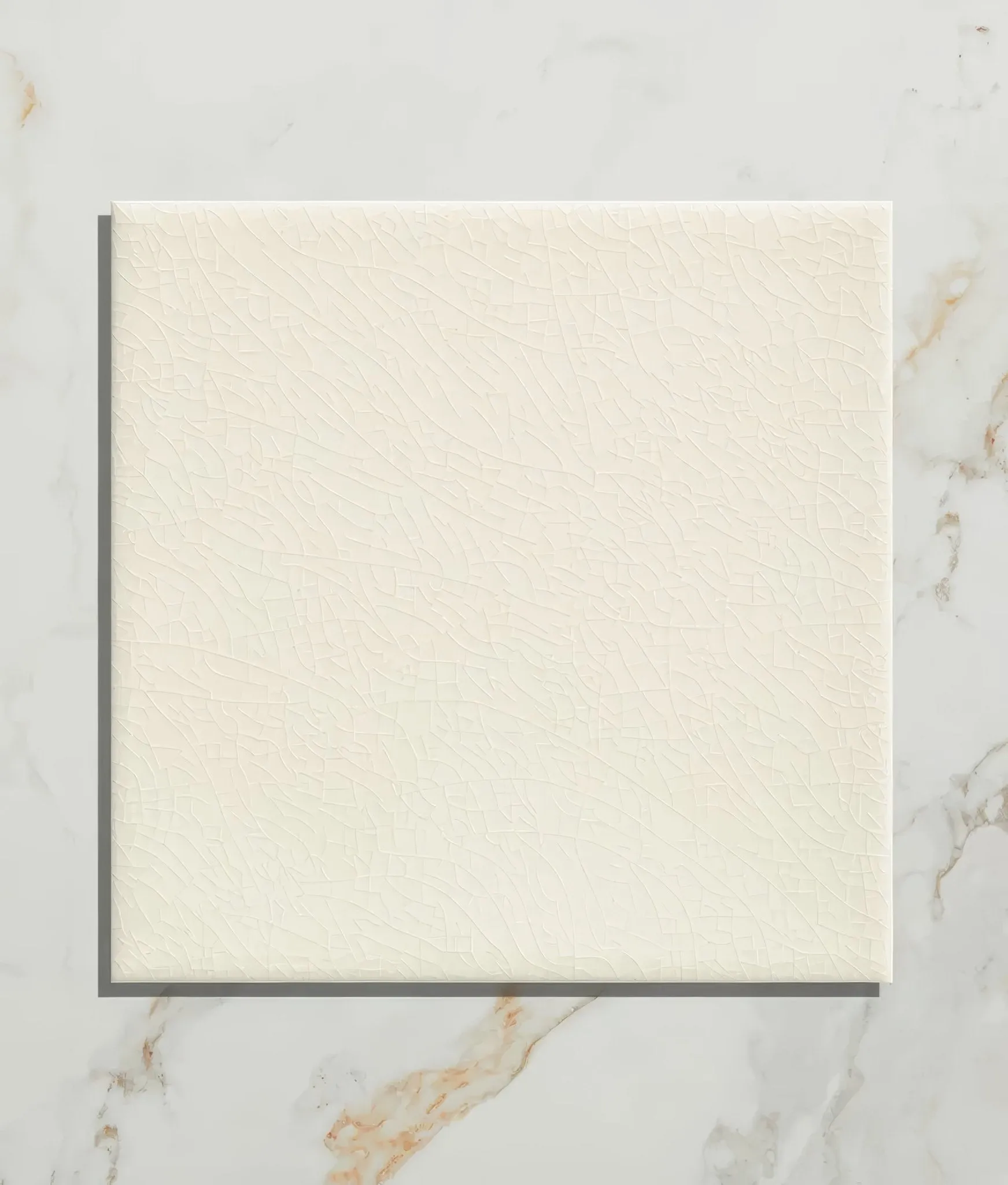 Wall Ceramic Antique White Square Crackle Glaze