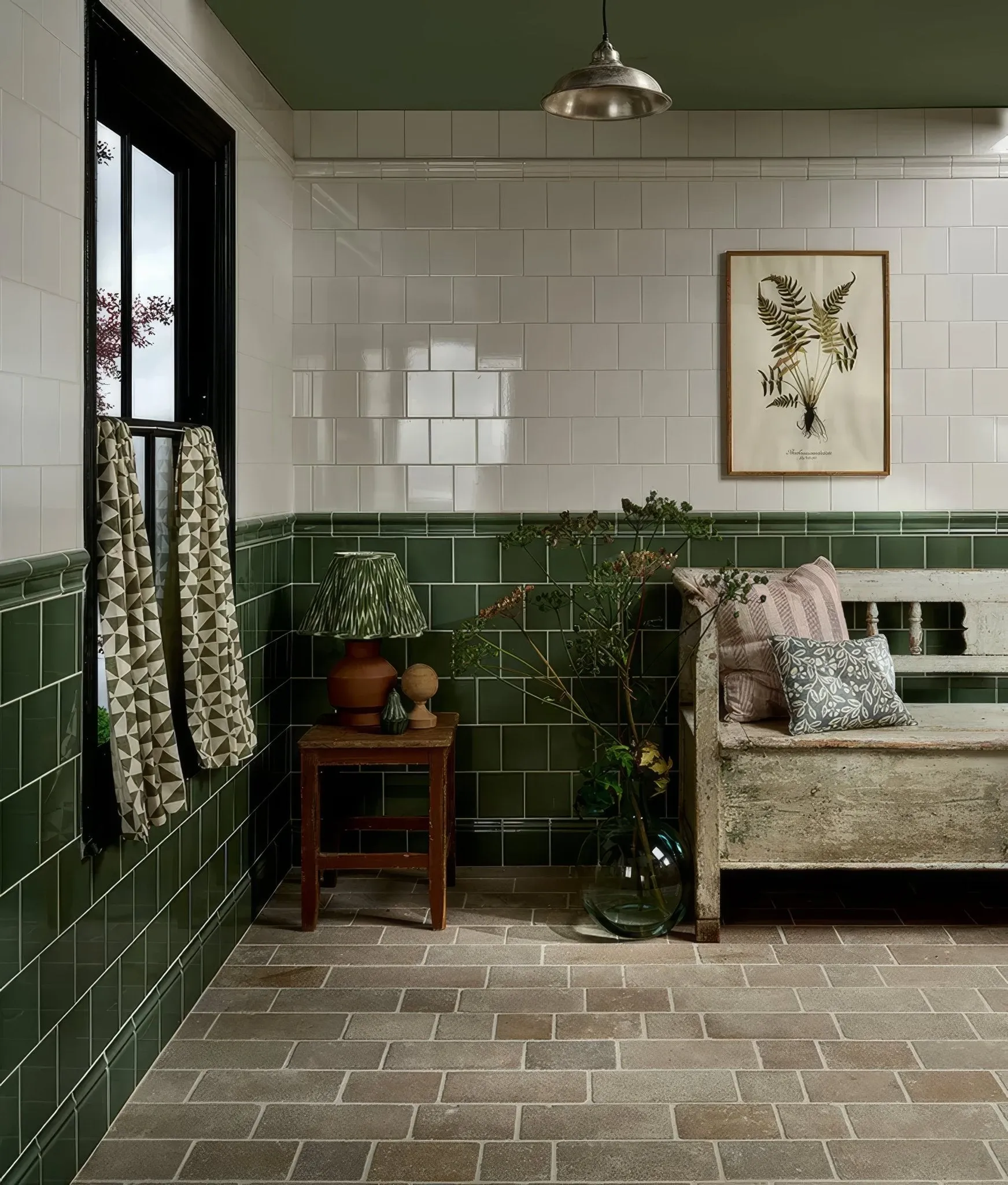 Wall Ceramic Cotton White Square Crackle Glaze