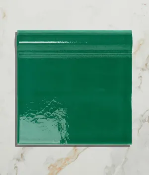Wall Ceramic Emerald Green Skirting