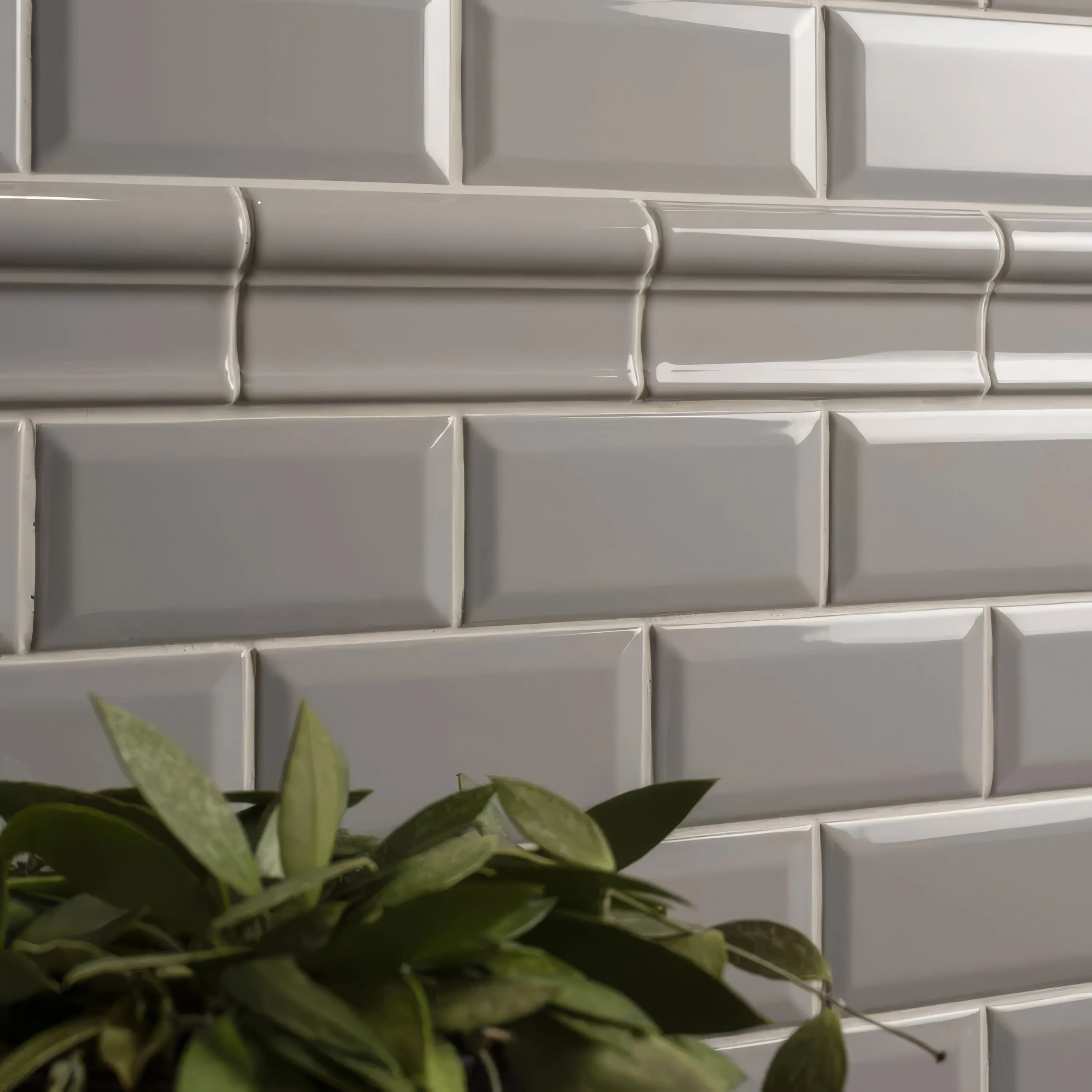 Westminster Grey Metro Bevelled Tile