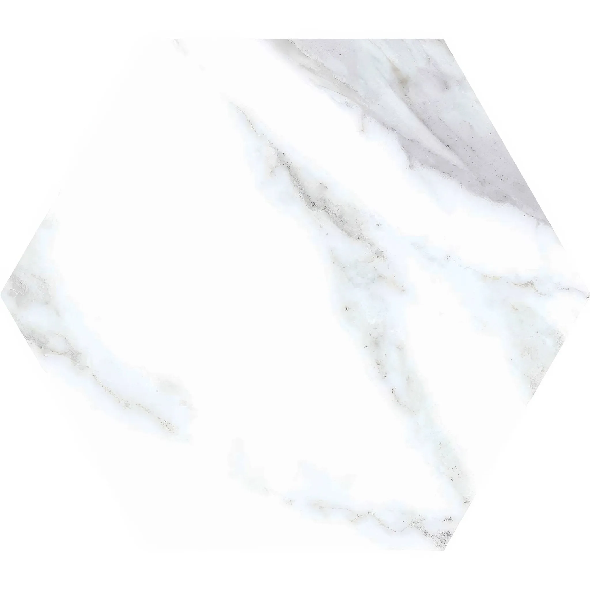 White Marble Hexagon Porcelain