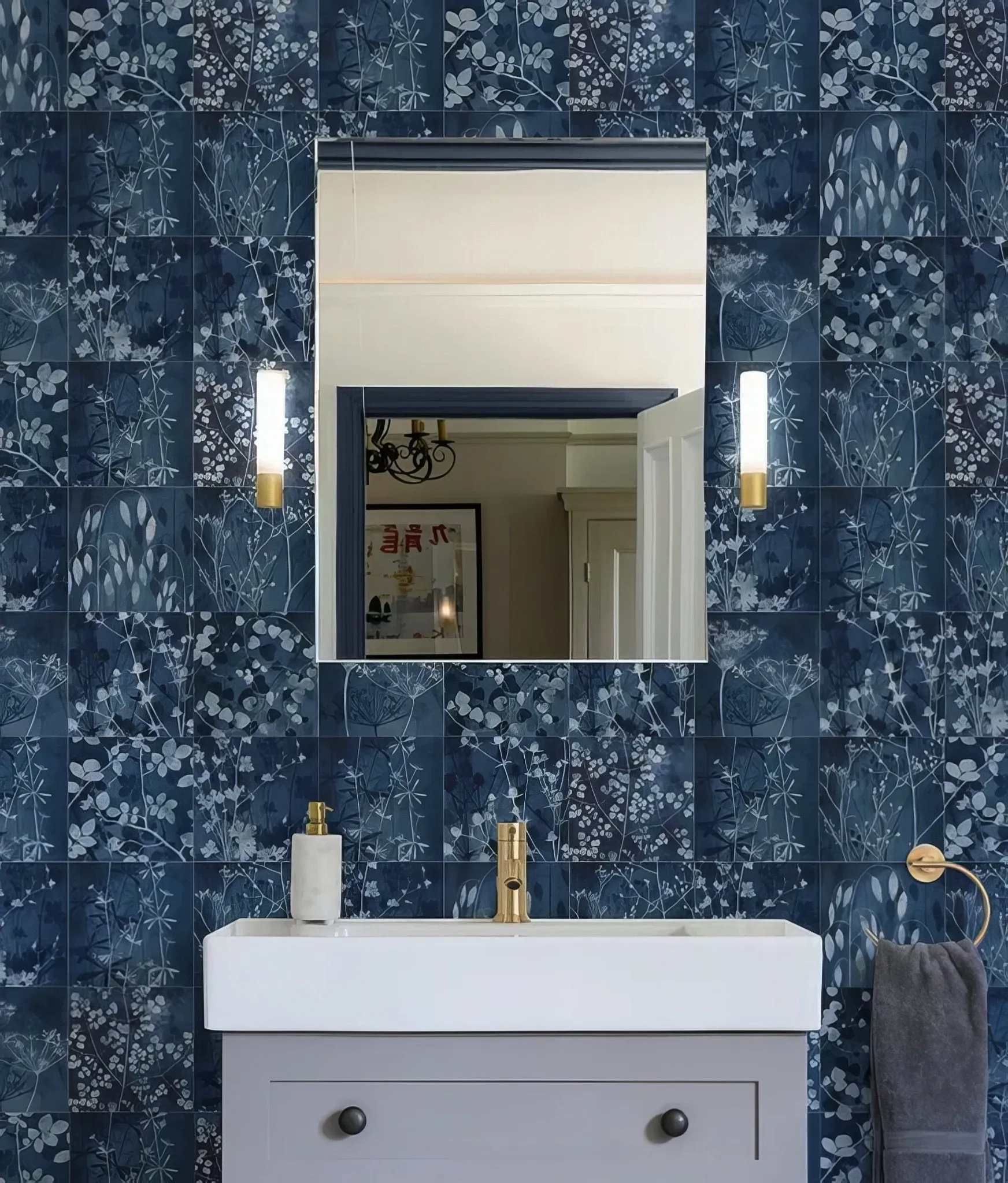 Wild Botanicals Porcelain Blue By Clarissa Hulse
