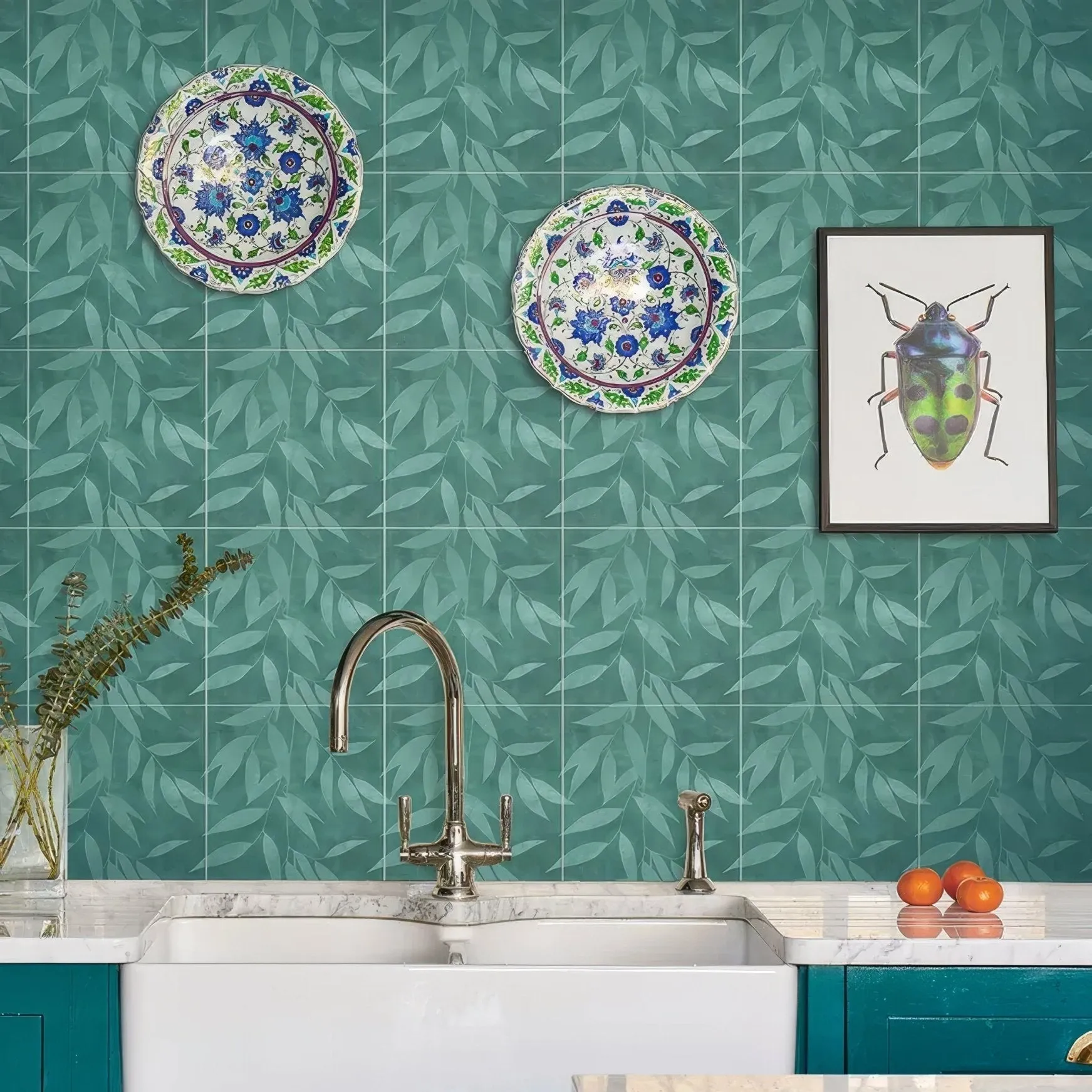 Willow Porcelain Teal By Clarissa Hulse