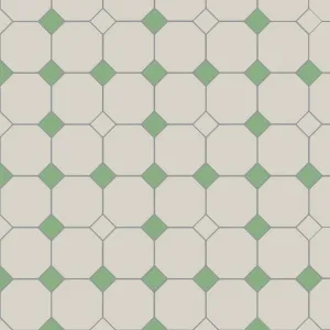 York Dover White & Spring Green