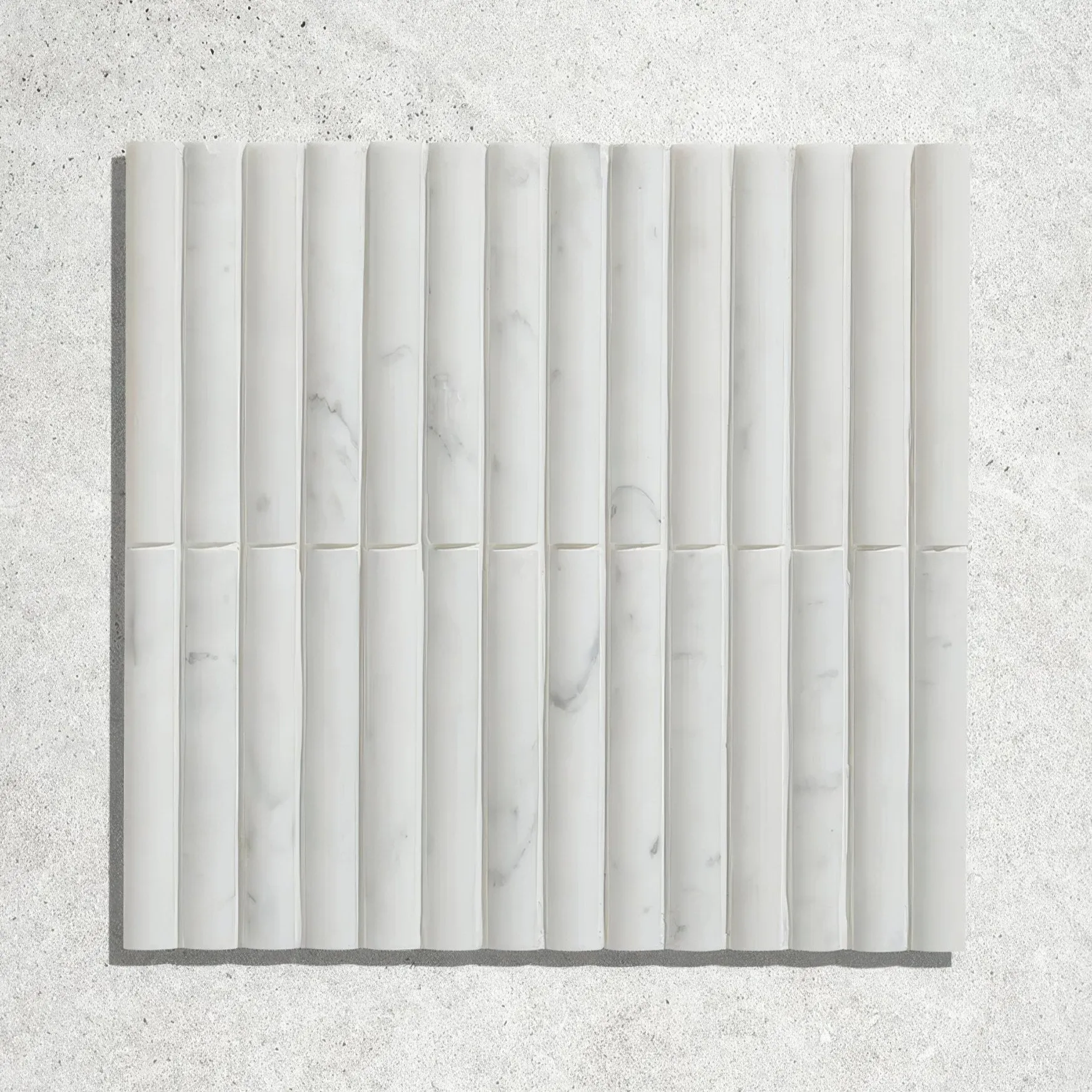 Zen Marble Reed Mosaic