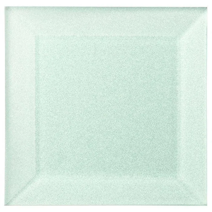 Zinc Metallic Glass Bevel 100 x 100mm